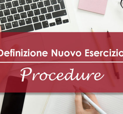 Definizione Nuovo Esercizio 2018